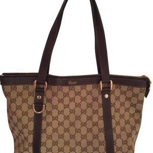 Gucci Monogram Canvas Shoulder Bag